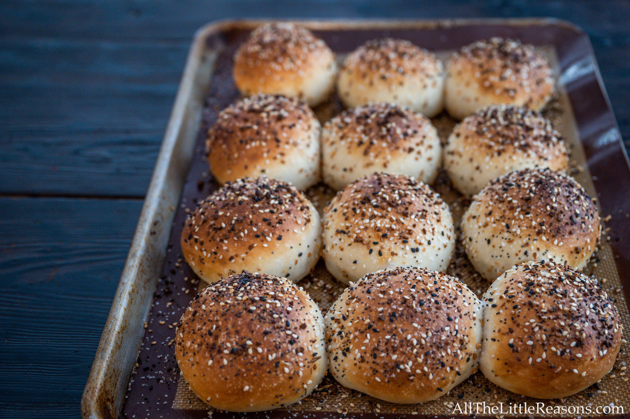 How To Make Light And Airy Sourdough Burger Buns - Little Reasons